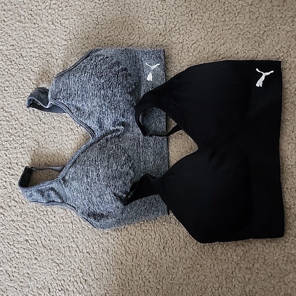 New out of the box Puma sports bra set of 2